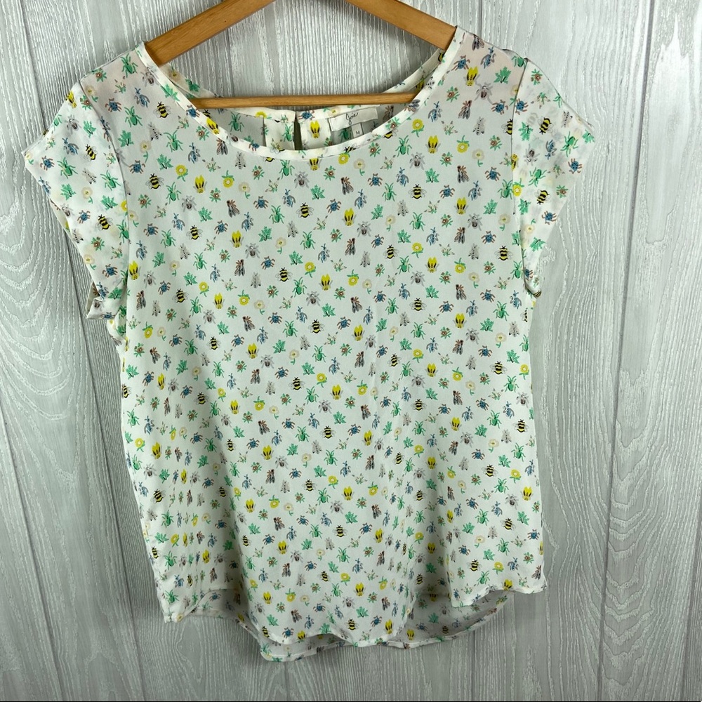 COPY - Joie 100% Silk Insect Blouse Size Medium